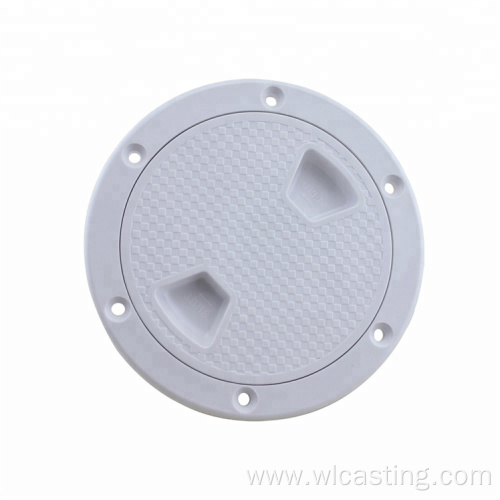 Marine Boat Screw Out Round Abs Deck Inspection Access Hatch Cover